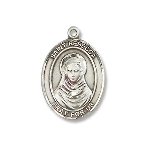 Sterling Silver St. Rebecca Pendant w/ Chain