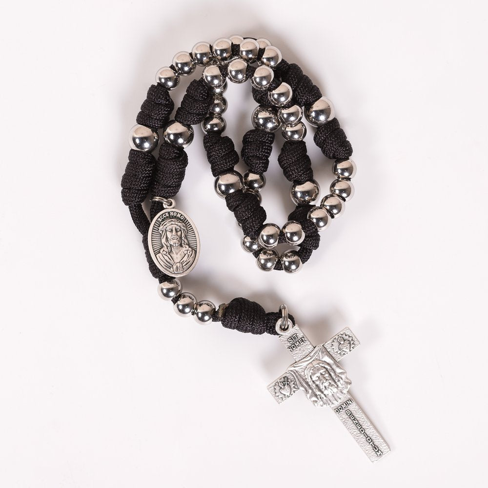 Black Paracord Holy Face Chaplet