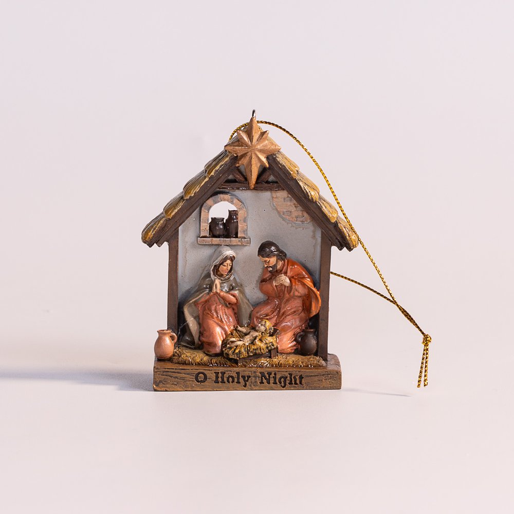Holy Family Nativity Ornament - 3.5"