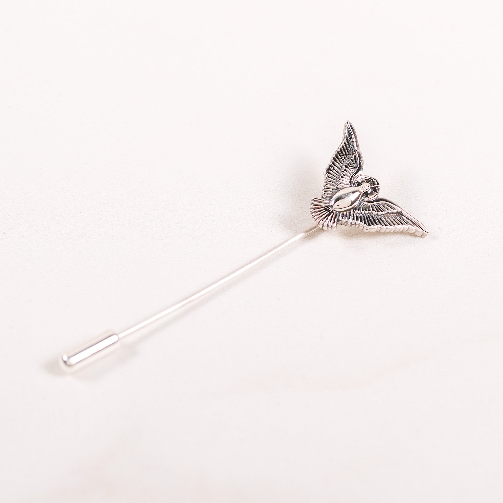 Sterling Silver Holy Spirit Majestic Dove Lapel Pin
