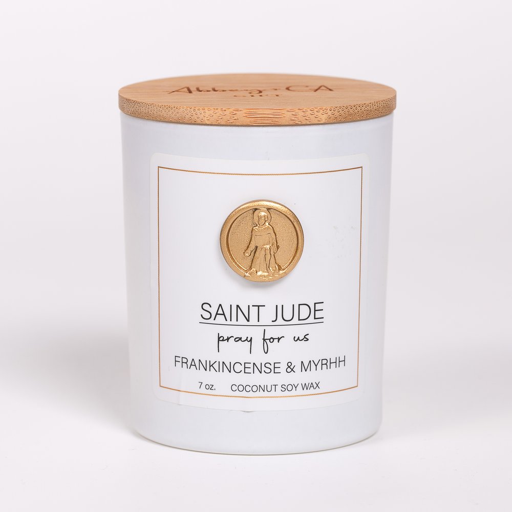 St. Jude Hope Candle - Frankincense & Myrhh