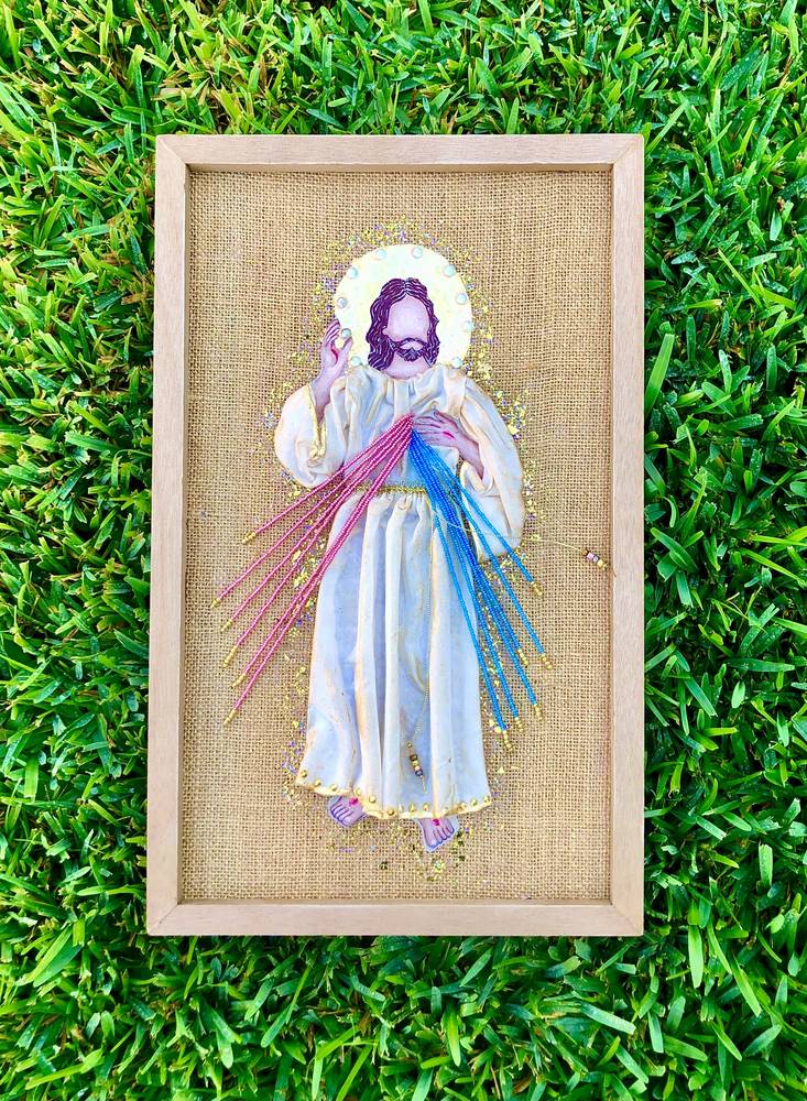 Divine Mercy Handcrafted Framed Art - Multiple Sizes