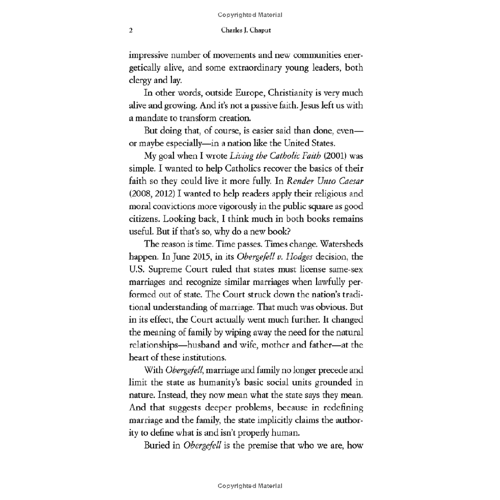 Strangers in a Strange Land: Living the Catholic Faith in a Post-Christian World