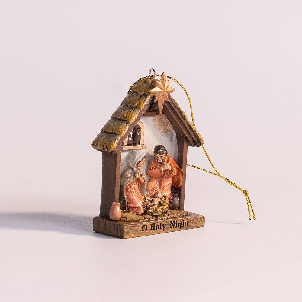 Holy Family Nativity Ornament - 3.5"