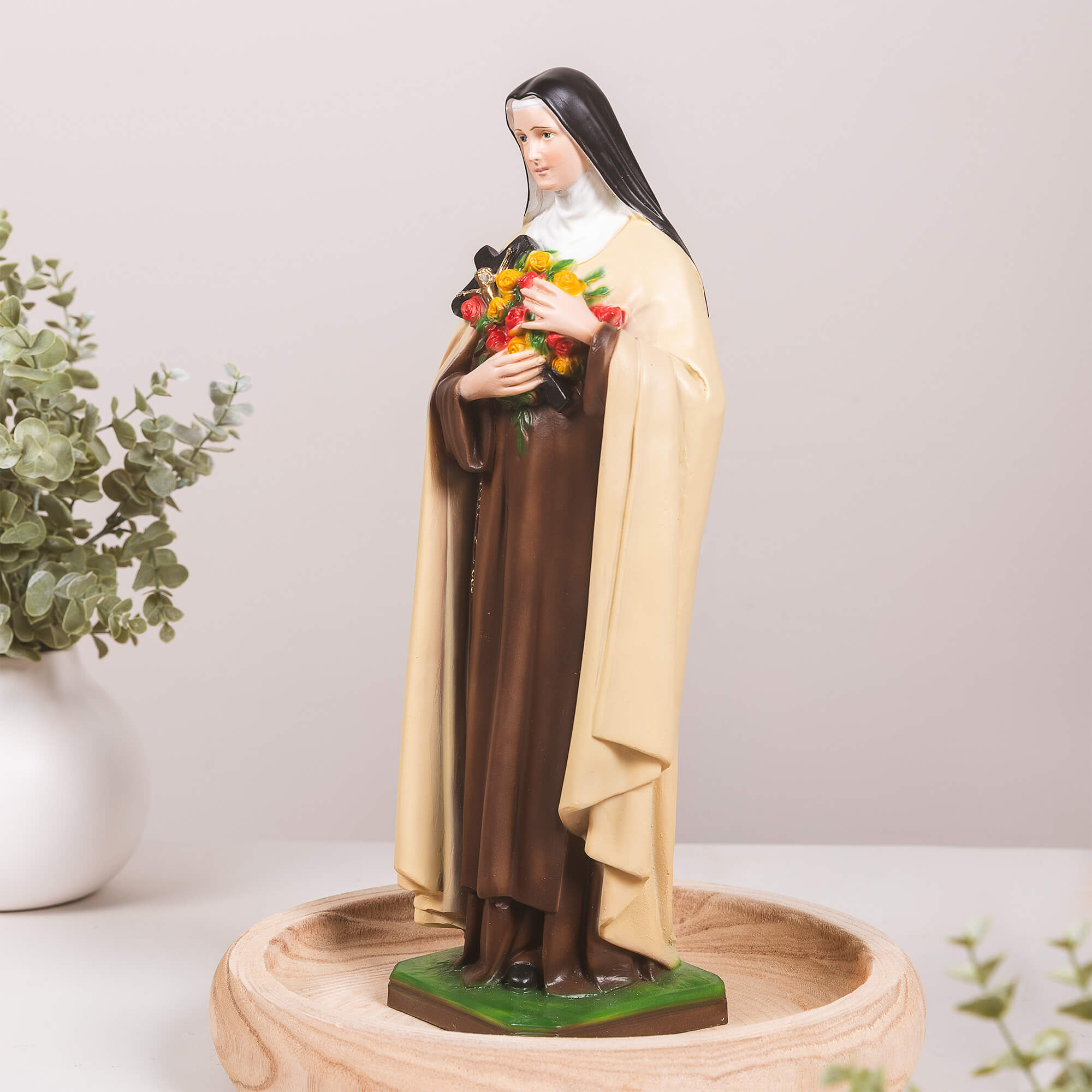 Italian St. Therese Colored Statue - 16"