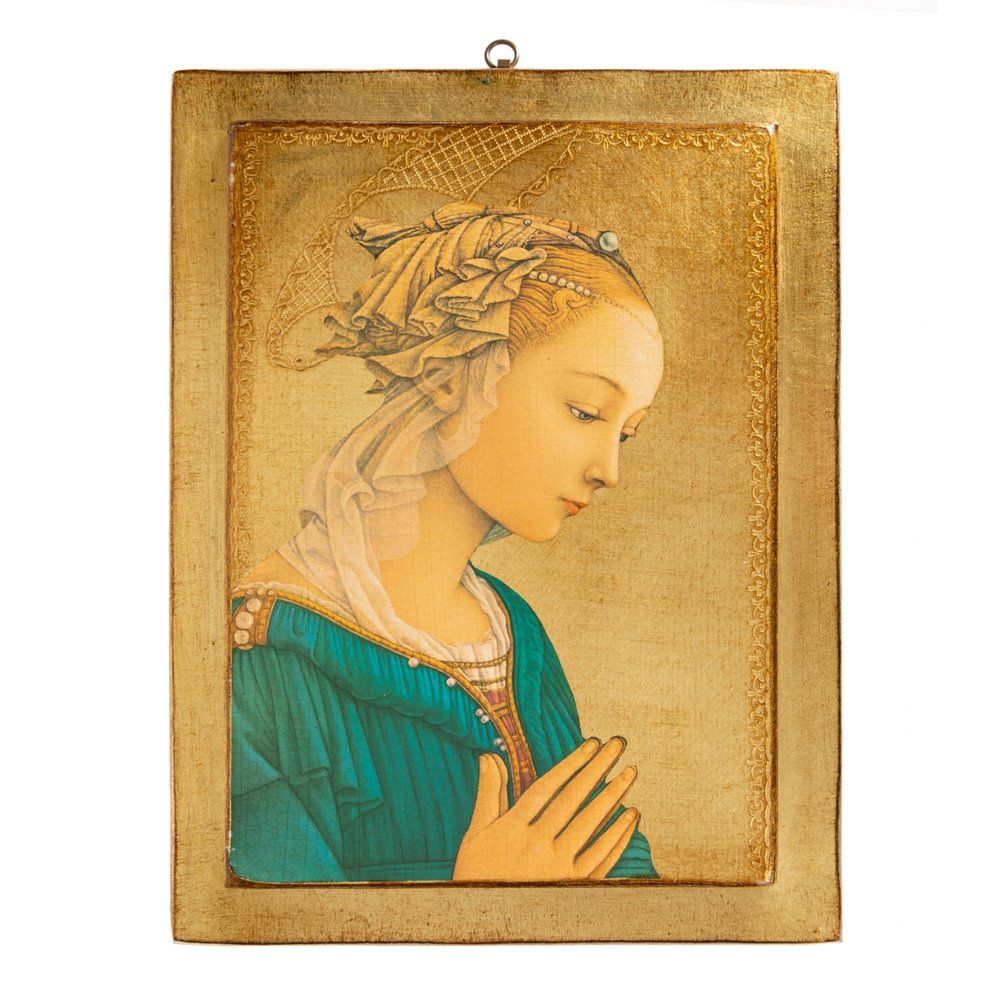 Lippi Madonna Italian Plaque