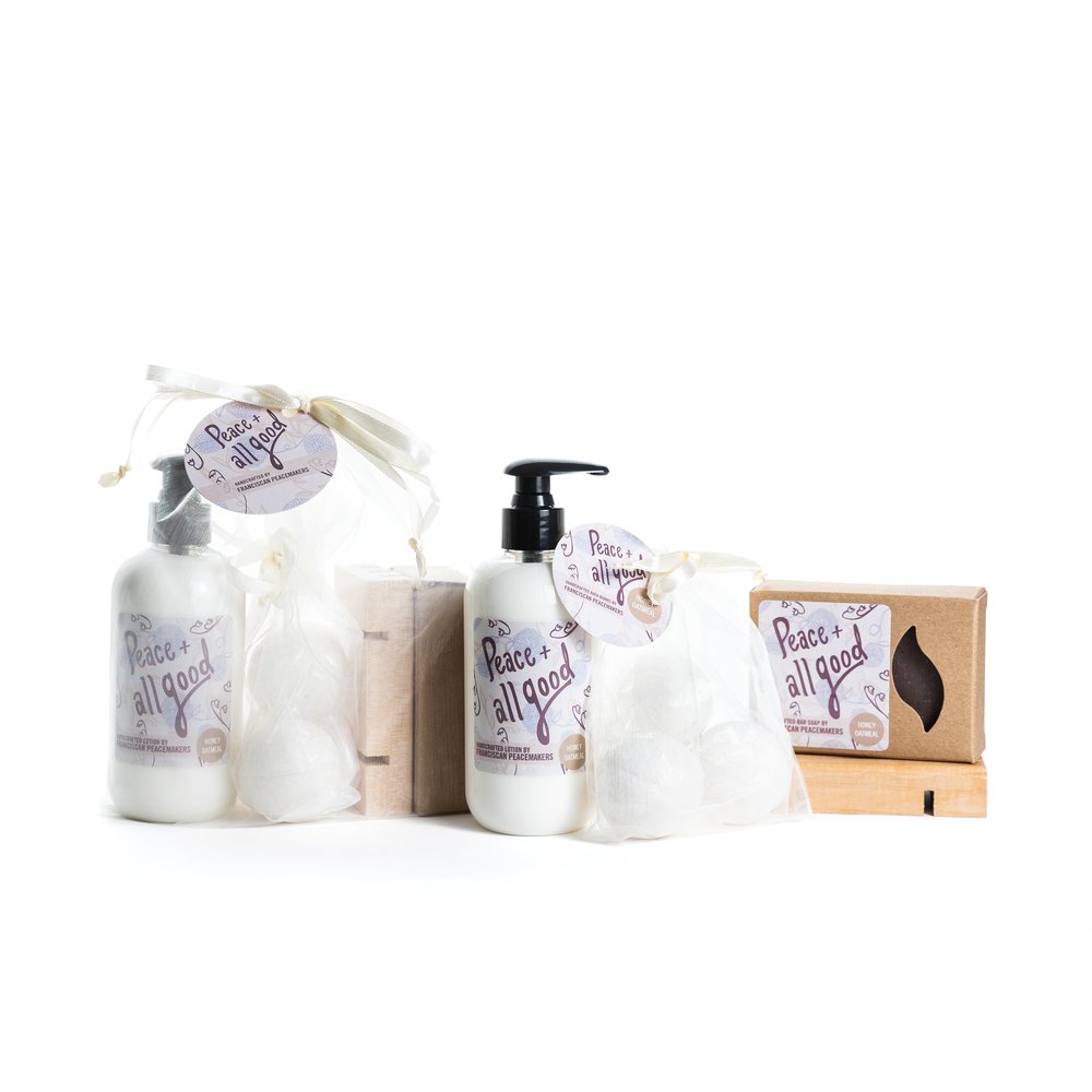 Peace & All Good Gift Set - Honey Oatmeal