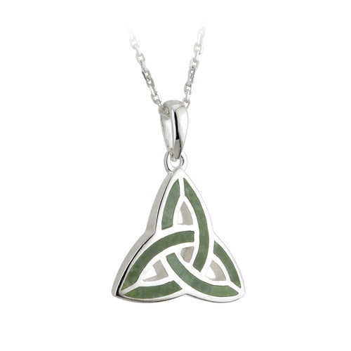 Sterling Connemara Trinity Knot Necklace