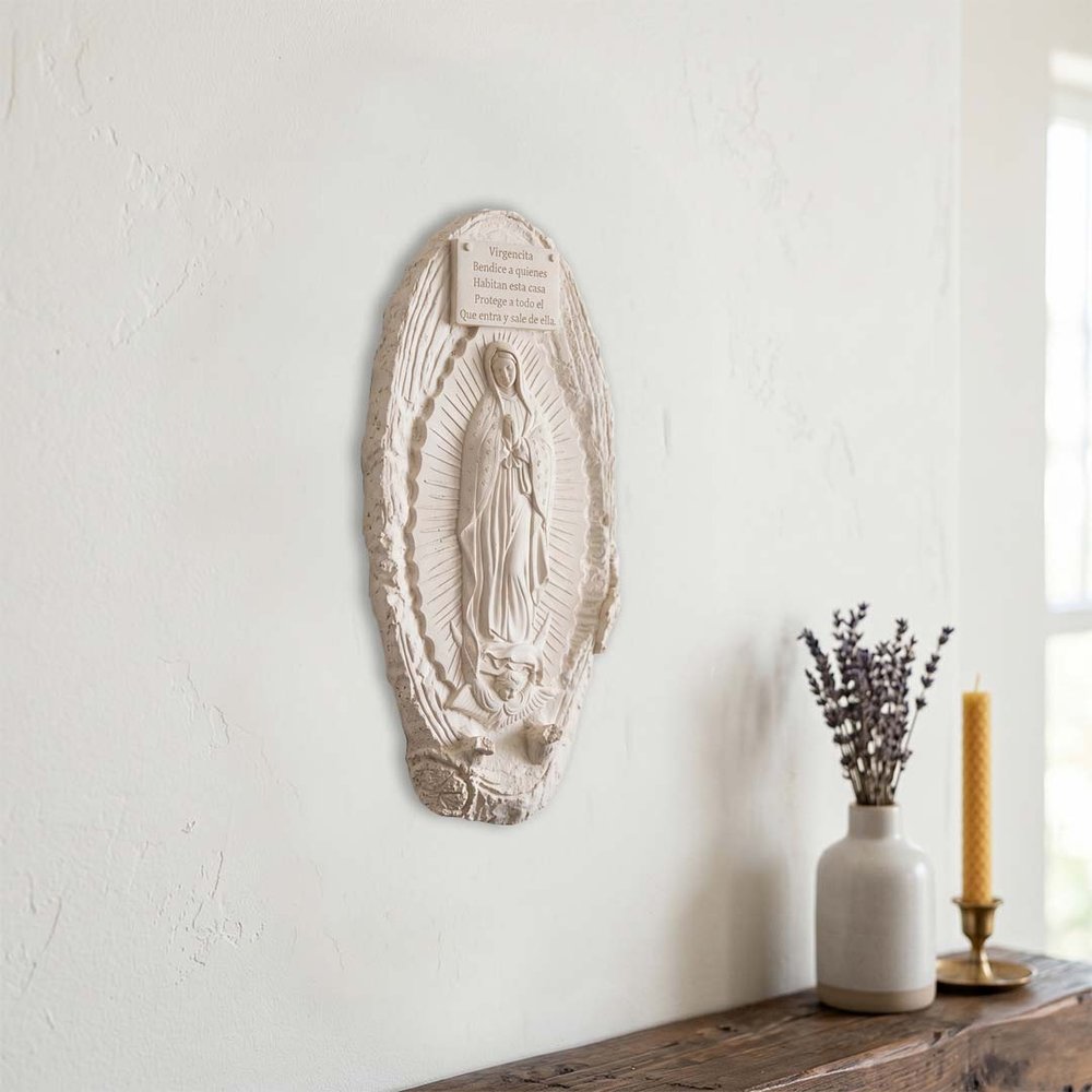 Our Lady of Guadalupe Home Blessing Wall Plaque (Spanish) - 12"