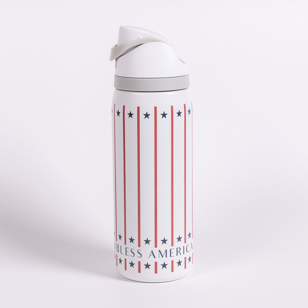 Personalized God Bless America Water Bottle