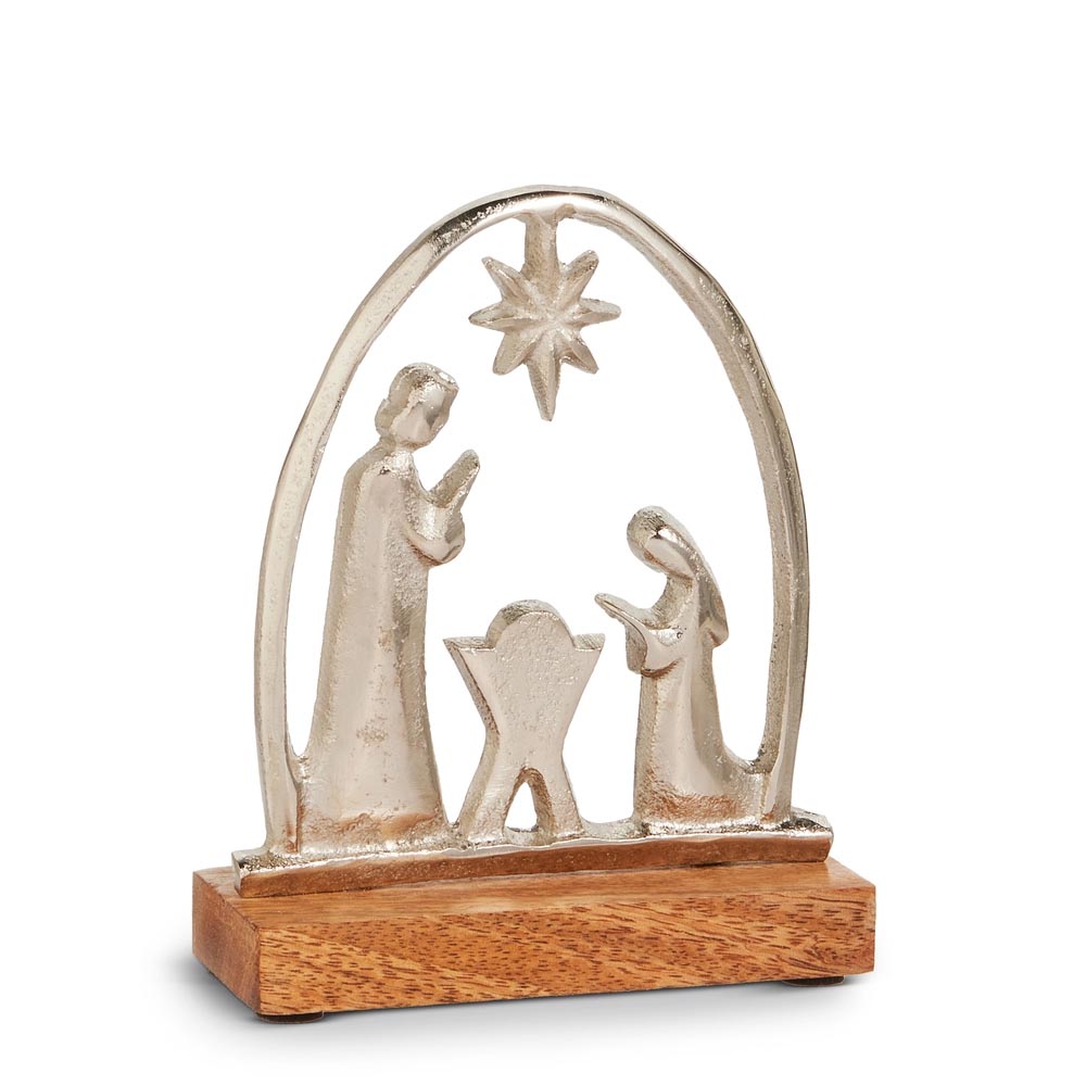 Guiding Star Minimalist One-Piece Nativity Statue – 6"