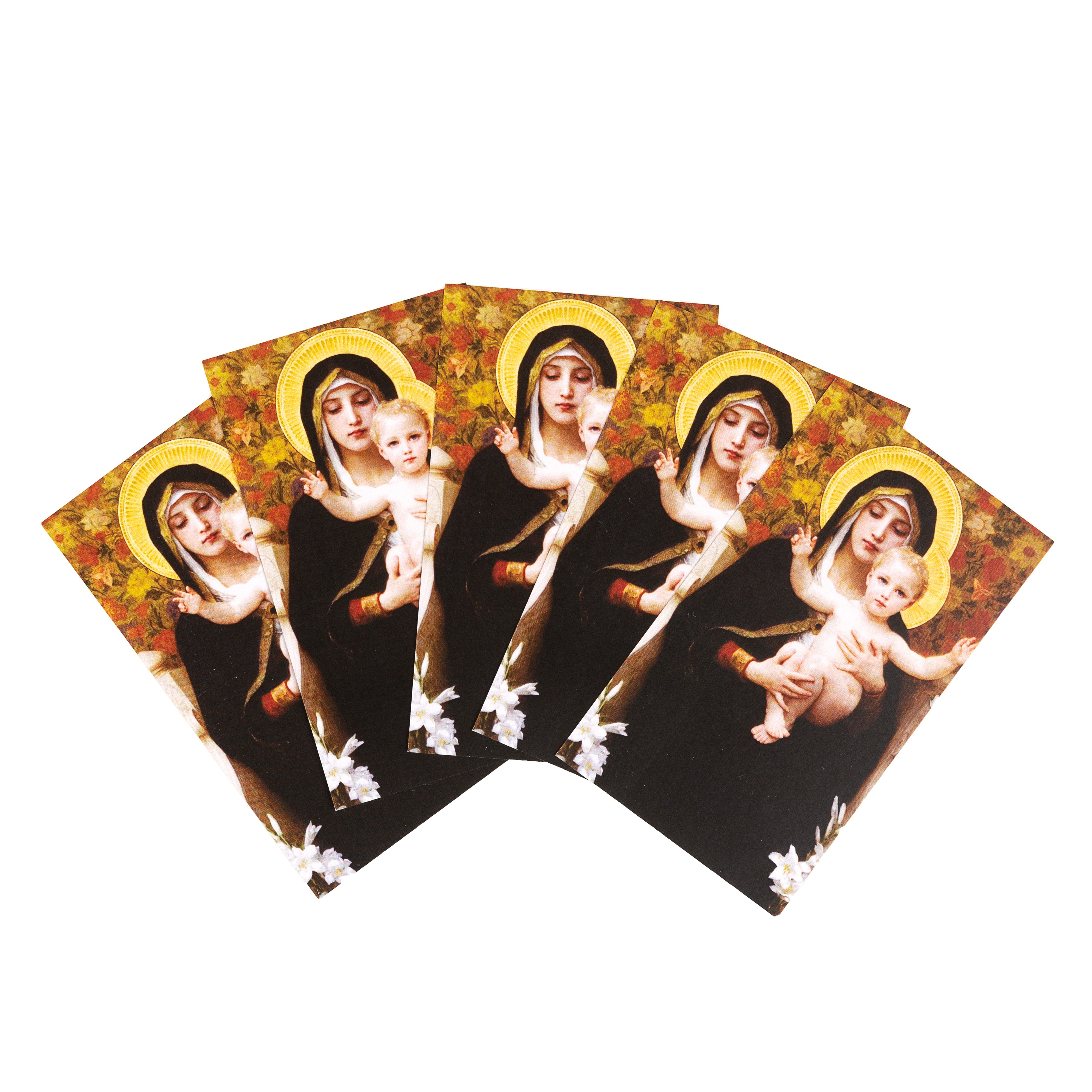 Good Catholic Mysteries of the Rosary Prayer Card Pack of 5