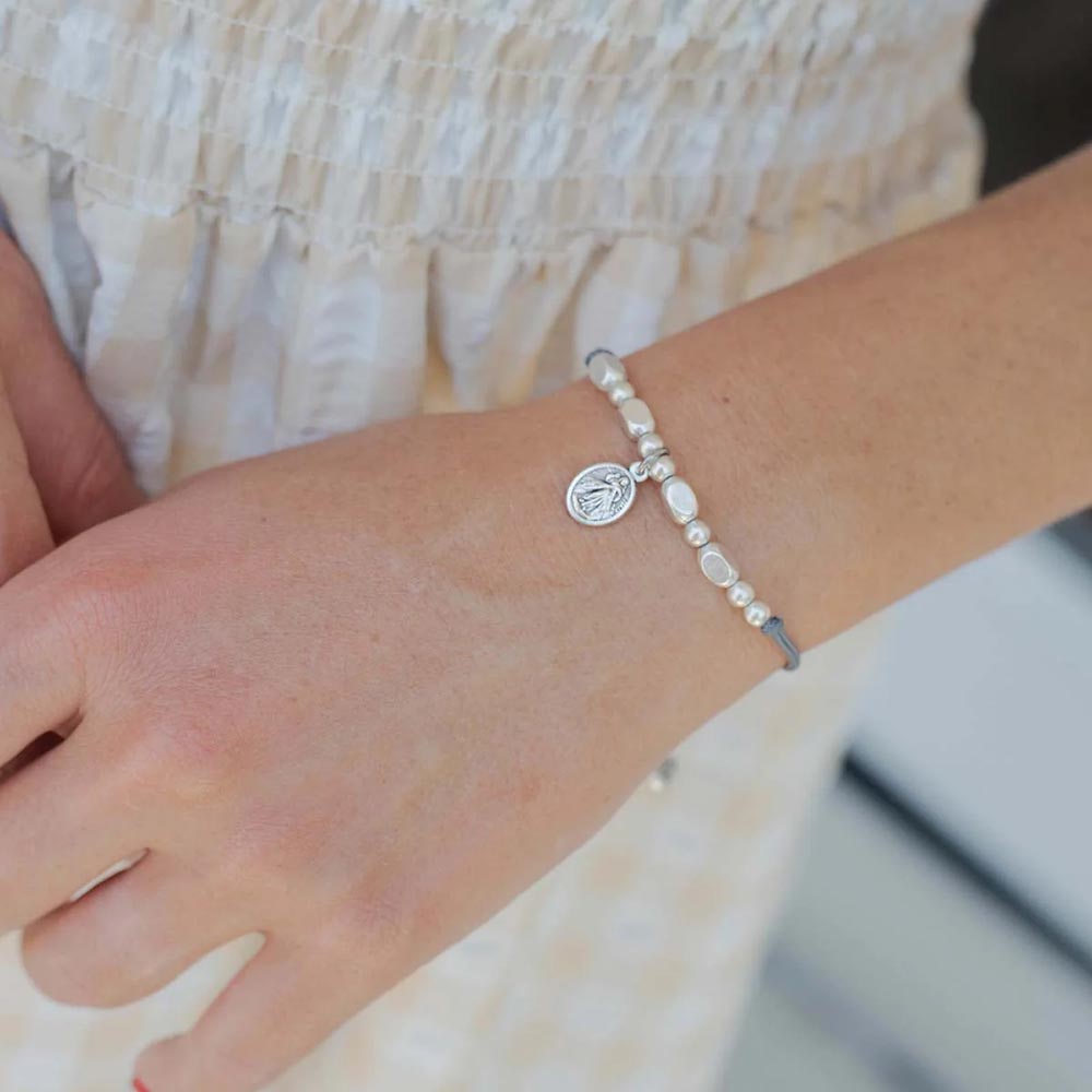 Our Lady of Guadalupe & Divine Mercy Little Saints Bracelet