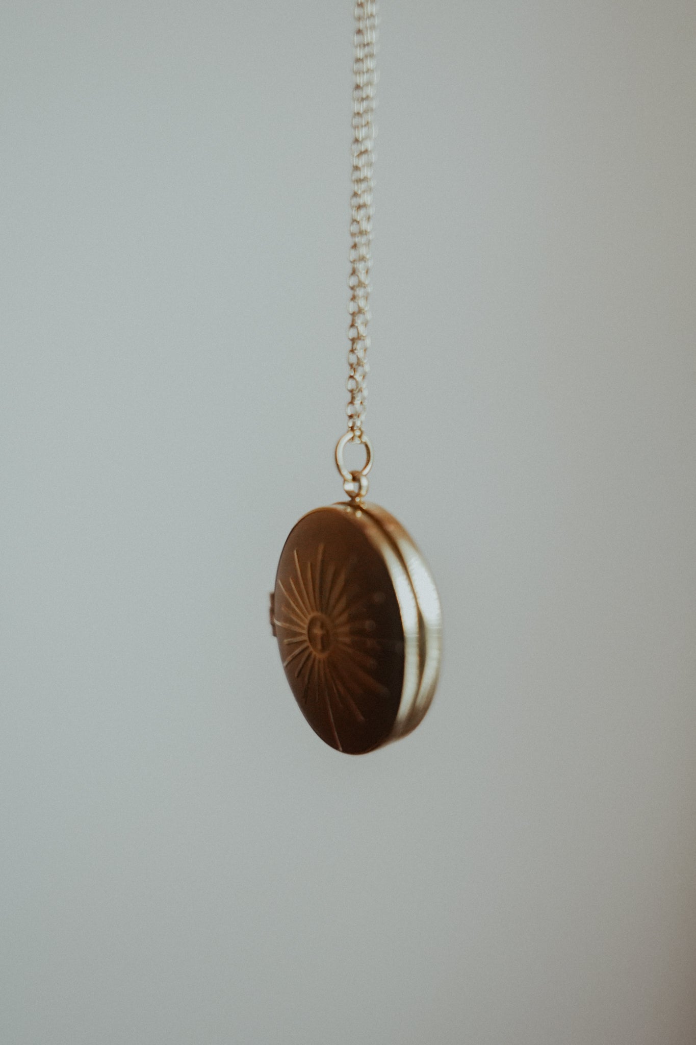 Monstrance Gold Locket | The Catholic Company®