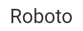 Preview of the font Roboto