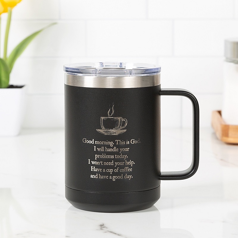 Personalized Good Morning From God Travel Mug