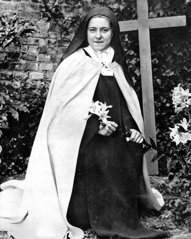 Photograph of St. Thérèse of the Child Jesus & the Holy Face from the Public Domain