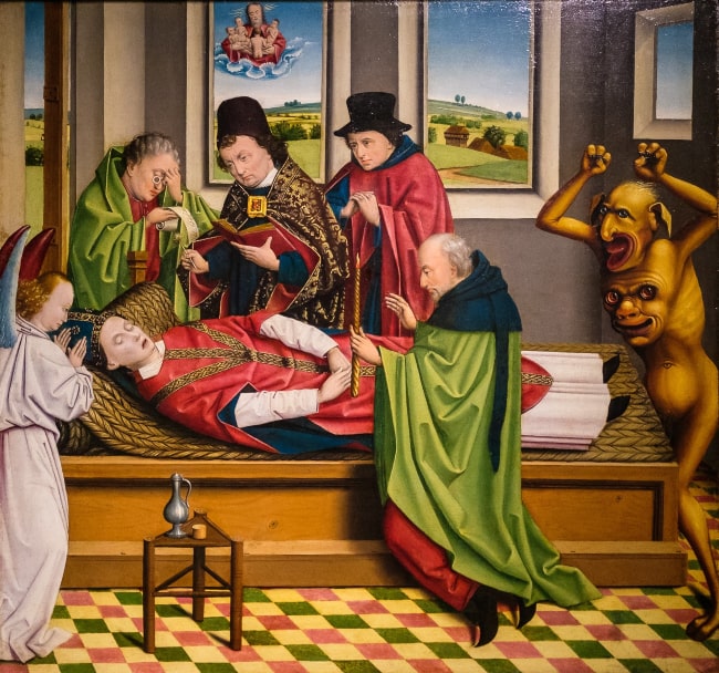 The Death of St. Martin of Tours by Derick Baegert