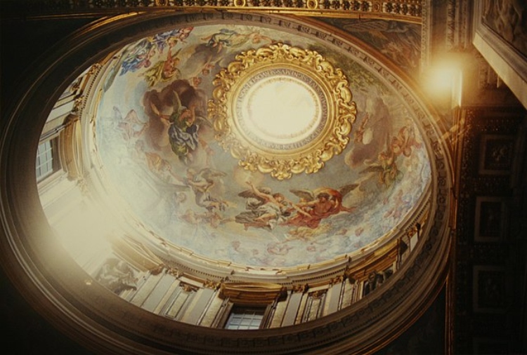 Inside the Northern Dome of St. Peter's Basilica
