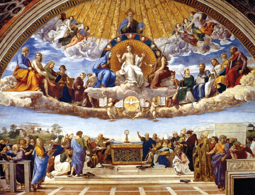 Raphael's Disputation of the Holy Sacrament, c. 1508-1511
