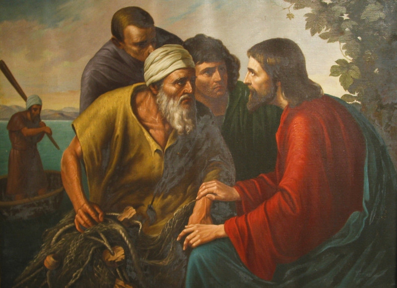 Jesus Calls James & John by Sr. Gregory Ems, OSB