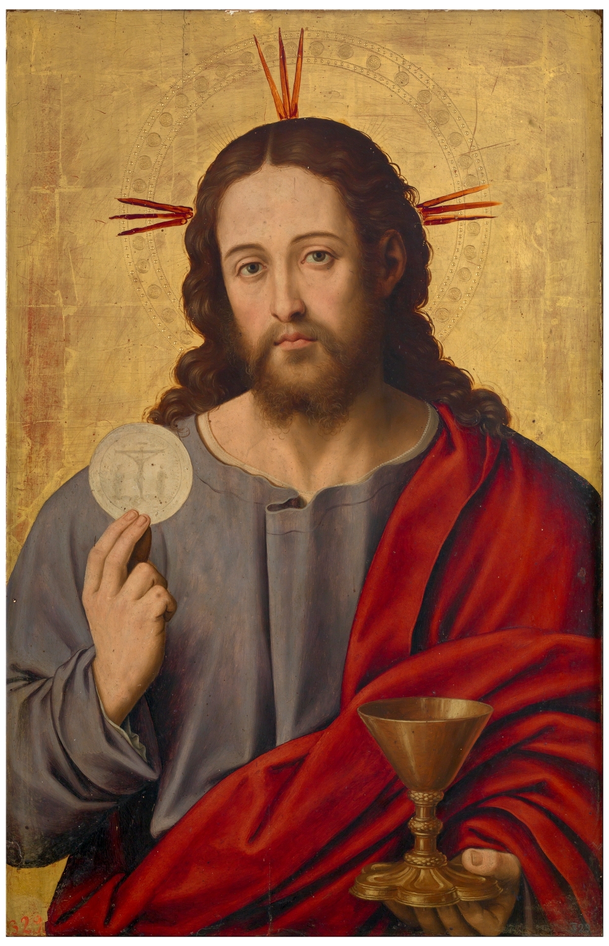 Christ the Saviour with the Eucharist by VICENTE JUAN MASIP
