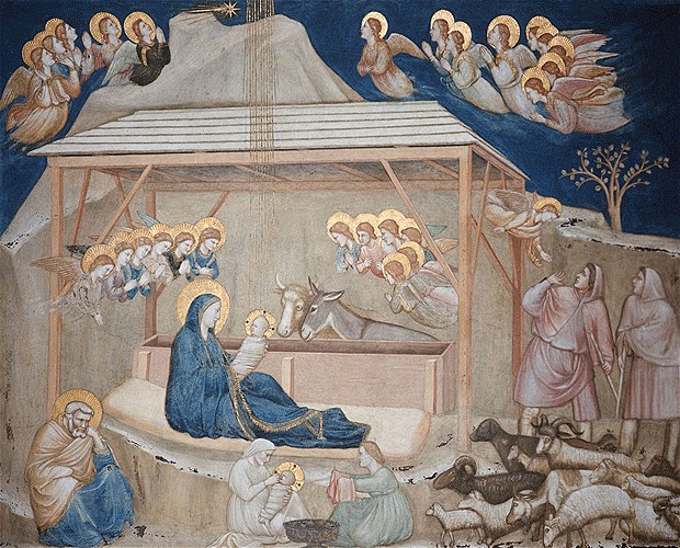 Nativity Scene by Giotto di Bondone