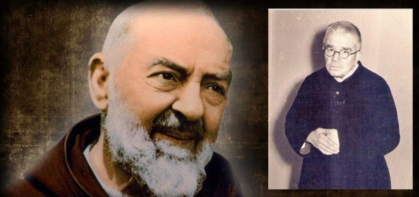 St. Padre Pio and Servant of God Don Dolindo Ruotolo (inset)