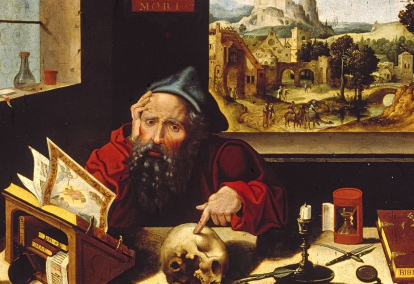 St. Jerome in His Study by Pieter Coeke Van Aelst