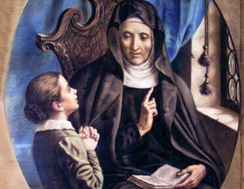 St. Angela Merici by Pietro Calzavacca