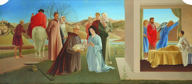 Scenes from The Life of Saint Martin of Tours by Winifred Knights