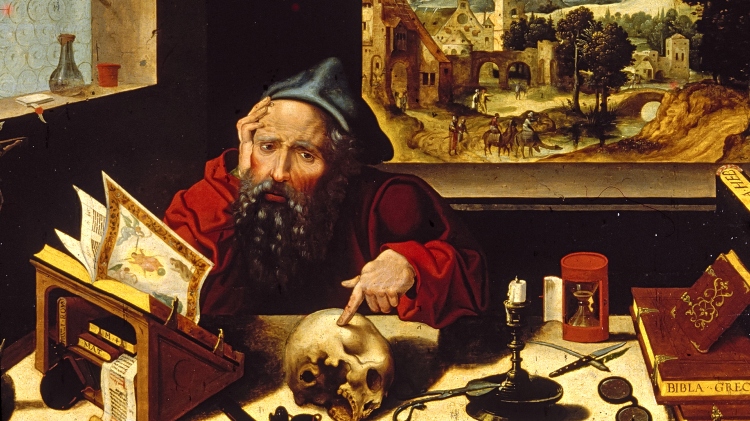 St. Jerome in His Study by Pieter Coecke van Aelst